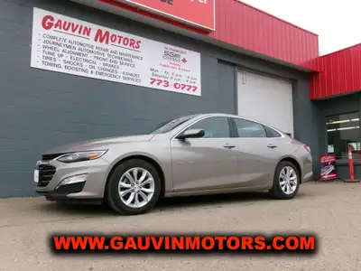 2022 CHEV MALIBU LT, TURBOCHARGED 4 CYLINDER ENGINE, AUTO, FULLY EQUIPPED INCLUDING KEYLESS ENTRY W/...