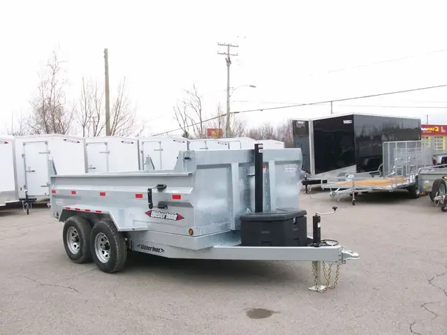 2025 Weberlane DOMPEUR 78'' X 12' 2 ESSIEUX 5200LB. GALVANISÉ co in Cargo & Utility Trailers in Laval / North Shore - Image 3