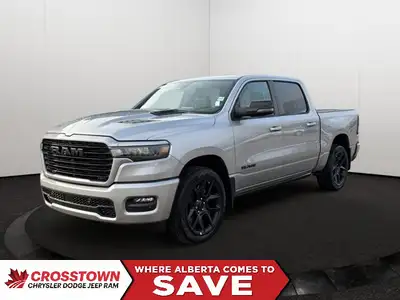 This 2026 RAM 1500 SPORT CREW CAB 4X4 has the following options Leather / Vinyl Bucket Seats, Remote...