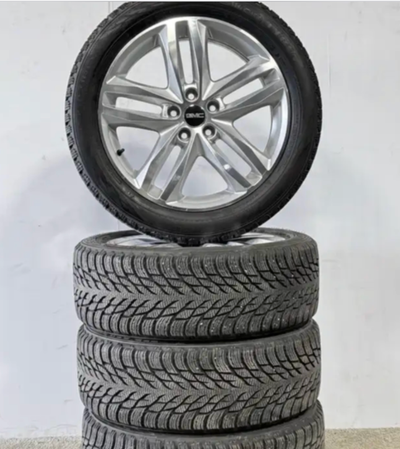 2017-2026 GMC Terrain 5x115 wheel rims tpms sensors and like new 235 50 19 Nokian Hakapeliitta winte...