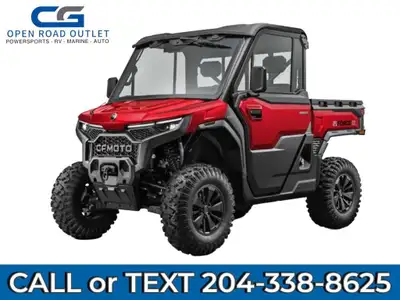 2026 CFMOTO Uforce U10 Pro Highland 2026 CFMoto UForce U10 Pro Highland More than $15,150 in add-ons...