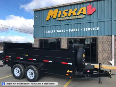 Miska Roofing Contractor Heavy Duty Dump Trailers - Proudly Made in Hamilton, Ontario, Canada 7 Ton...