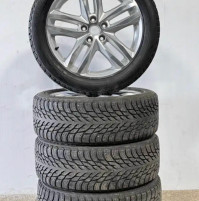 2020-2026 Buick Encore 5x115 wheel rims tpms sensors and like new 235 50 19 Nokian Hakapeliitta wint...