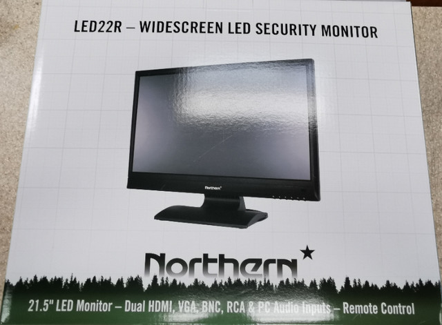 Northern 21.5” Widescreen LED Monitor LED22R $129 in TVs in Mississauga / Peel Region - Image 2
