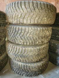 CERTIFIED  (BRAND NAME)  195/60R15 SNOW TIRES 4 GREAT SHAPE