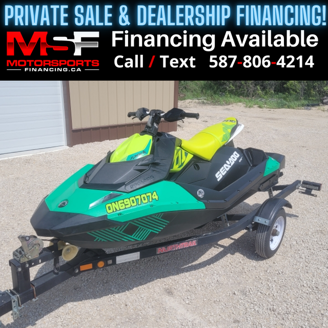 2020 SEADOO SPARK TRIXX 3UP (FINANCING AVAILABLE) in Personal Watercraft in Strathcona County - Image 2
