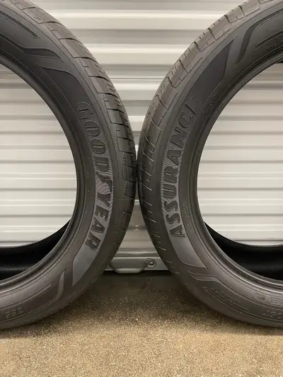 Pair2: 255/50R20 105T Goodyear Assurance Finesse A/S. FIRM $390: Two Used All Seasons Tires. FIRM Ti...