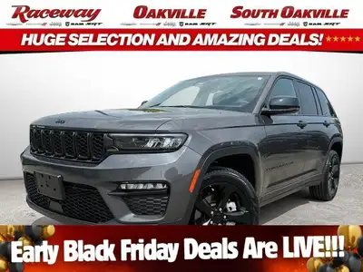 2024 Jeep Grand Cherokee L Limited 4x4 Baltic Grey Metallic Black Capri Leatherette Seats 3.6L Engin...