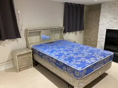 Furnished basement for a female or two females to rent a spacious private room but share kitchen and...