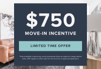$750 Move-in Bonus | One Bedroom Apartment For Rent