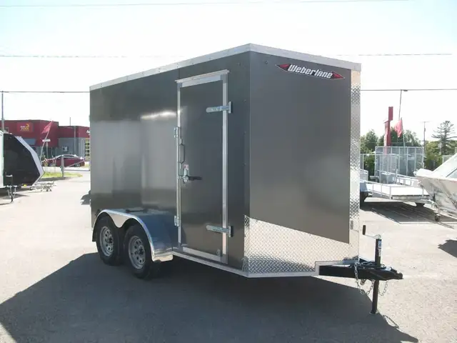 2025 Weberlane CARGO 6' X 12' V-NOSE 2 ESSIEUX 7'HT CONTRACTEUR  in Cargo & Utility Trailers in Laval / North Shore - Image 2