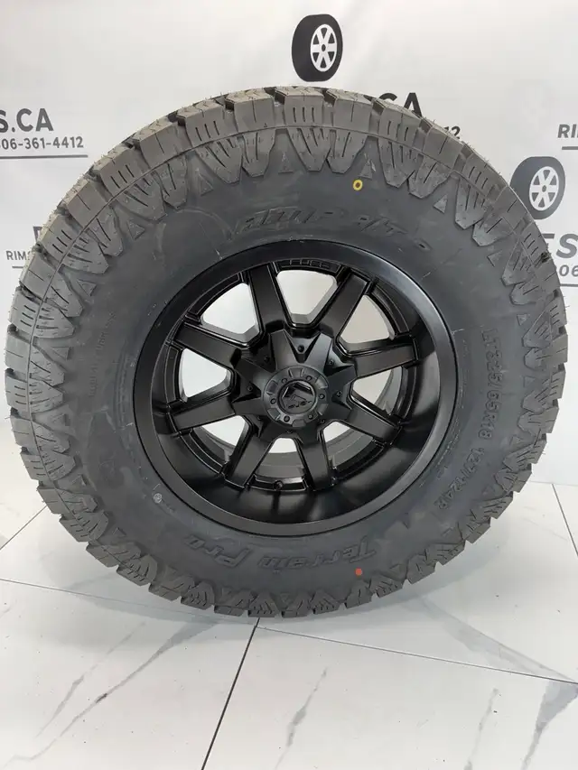 325/65/18 Tires 18x9 Fuel Maverick Rims 8x165 in Tires & Rims in Saskatoon - Image 4