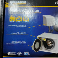 Relance Generator inlet box. 120/250 volt. 30 amp.