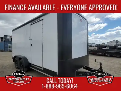 Welcome to Factory Outlet Trailers! RENTAL Unit is located at FOT HQ, High River AB! 7x16ft Enclosed...