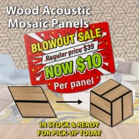 Warehouse Clearance! Wood Slat Acoustic Panels –$10 Each​​​ City of Toronto Toronto (GTA) Preview