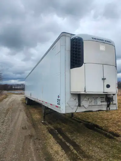 2008 UTILITY 53' REEFER TRAILER FOR RENT OR SALE. THERMOKING REEFER TRAILER 23,000HRS ON REEFER. RUN...