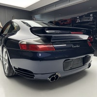 Check out this 2003 Porsche 911 Twin Turbo. This is the very desirable Midnight Blue Metallic with N... (image 7)