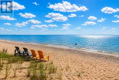 A rare offering on the shores of Georgian Bay in Tiny Township, this extraordinary waterfront estate...