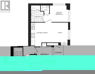 **Pond View** Brand New 2 Bedroom+Balcony At North Oak Tower By Minto.One Parking One Locker Include...