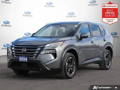 New Price! Silver 2024 Nissan Rogue SV AWD CVT with Xtronic 1.5L DOHC NAVIGATION, APPLE CAR PLAY, HE...