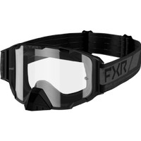 FXR MAVERICK Clear Lens Black  MX GOGGLE