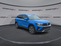 // ACCIDENT FREE!! // Finished in Blue with a Black interior, this 2023 Volkswagen Taos Comfortline... (image 1)