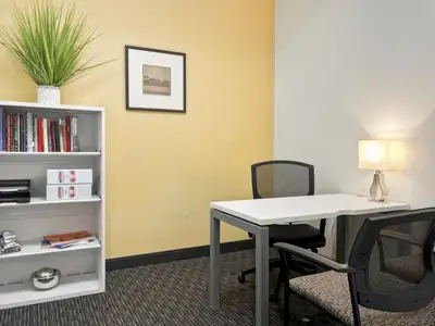 Get started right away with a ready-to-use office space to rent for two. Make a home for your busine...