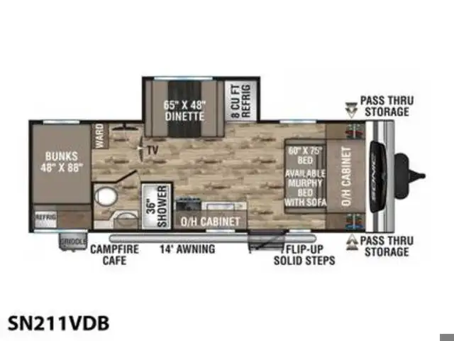 2023 Venture Sonic SN211VDB in Travel Trailers & Campers in Winnipeg - Image 4
