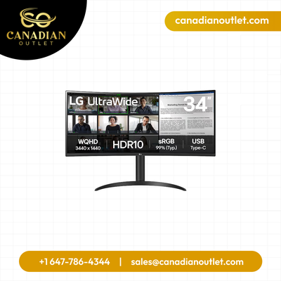 LG 34 Inch Monitors - 34G630A-B, 34WR55QK-B, 37U730SA, View more