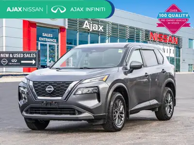2022 Nissan Rogue S CLEAN CARFAX| ONE OWNER | NO ACCIDENTS | FWD | 2 KEYS Gun Metallic 2.5L 4-Cylind...