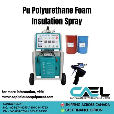Financement disponible : toute nouvelle machine de pulvérisation d'isolation en mousse de polyurétha...