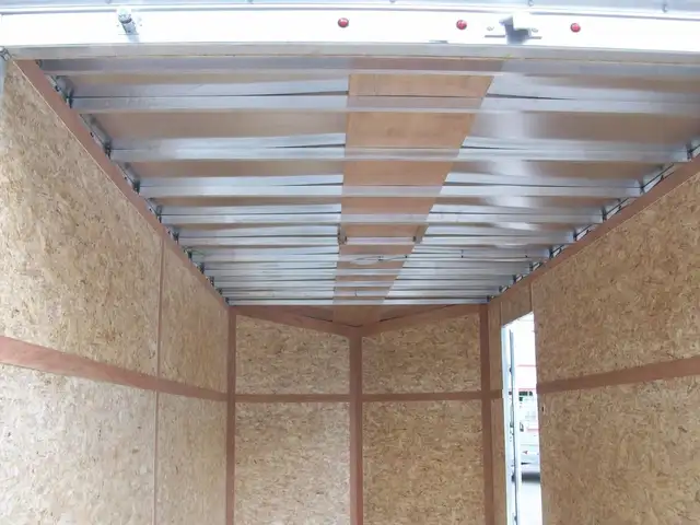 2025 Weberlane Aluminium 7' x 14' v-nose 2 essieux glissiere CON in Cargo & Utility Trailers in Laval / North Shore - Image 15