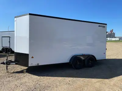 2026 Southland Trailer Corp. Cargo Trailer 7’W x 18’L w/ V-Nose 86'' Features may include: Screwless...