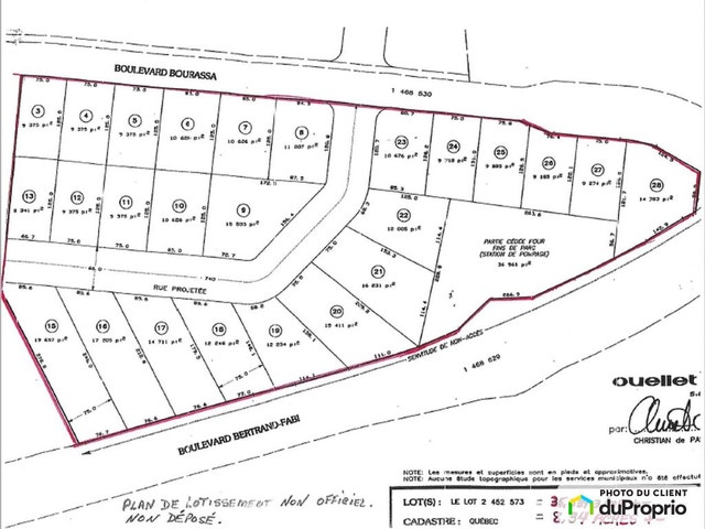 $2,450,000 - Residential Lot in Sherbrooke (Rock Forest) — photo 1