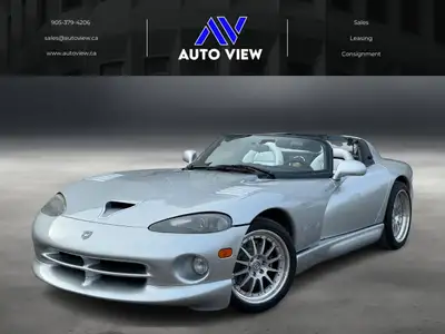 Welcome to Auto View! JUST LANDED!! 1999 Dodge Viper RT/10!! **HRE RIMS** **CLEAN CARFAX** The 1999...