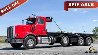 Heavy truck - # STOCK: C-37065 2018 PETERBILT 367 PORTE CONTENEUR ROLL OFF / SPIF AXLE 2018 PETERBIL...