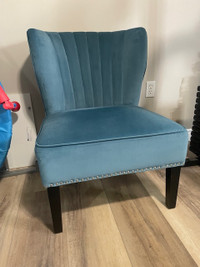 Blue accent chair. Great shape!