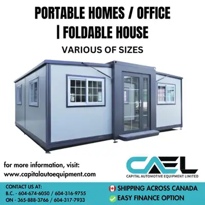 PRIX DE GROS | FINANCEMENT DISPONIBLE Découvrez notre large gamme de mobil-homes/bureaux portables n...