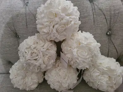 New Silk Flower Ball Artificial Rose Flower Ball Hanging Decorat, View more