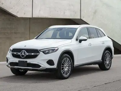 2024 Mercedes-Benz GLC 300 4 MATIC. No Accidents. Finished in Pearl white paint over a Black Leather...
