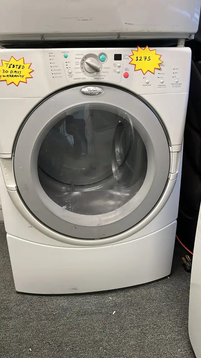 Whirlpool Front Load Electric Dryer 30 Days Warranty in Washers & Dryers in Kitchener / Waterloo - Image 2