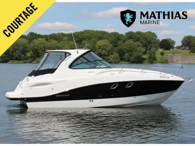Bateau Cruiser RINKER EX 320 2018 Concessionnaire de bateaux et pontons neufs et d'occasion Mathias...