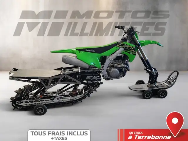 2021 KAWASAKI KX450 et Snowhawk in Dirt Bikes & Motocross in Laval / North Shore - Image 2