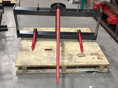NEW SKID STEER 3 PRONG BALE SPEAR ATTACHMENT SSBF49, View more