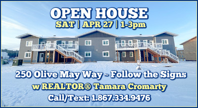 OPEN HOUSE | SAT | APR 27 | 1-3PM w REALTOR® Tamara Cromarty