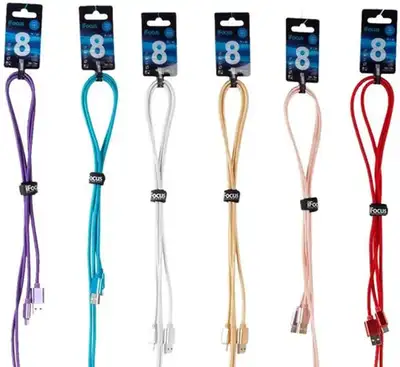 New Durable Braided 8ft CELL PHONE CHARGING CABLE that lasts!, View more