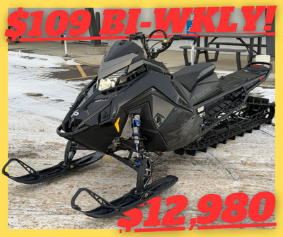 PAYMENTS AS LOW AS $109 BI WEEKLY! 2022 POLARIS PRO RMK BOOST SLASH 165 2.75 SERIES 8 TRACK. THE RMK...