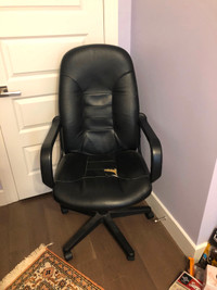 Reduced...Leather Office chair by Global