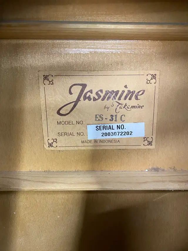 Jasmine ES31 Acoustic Guitar in Guitars in City of Toronto - Image 5