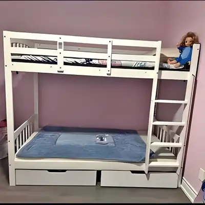 Bunk Bed Twin Over Twin With Drawers, View more